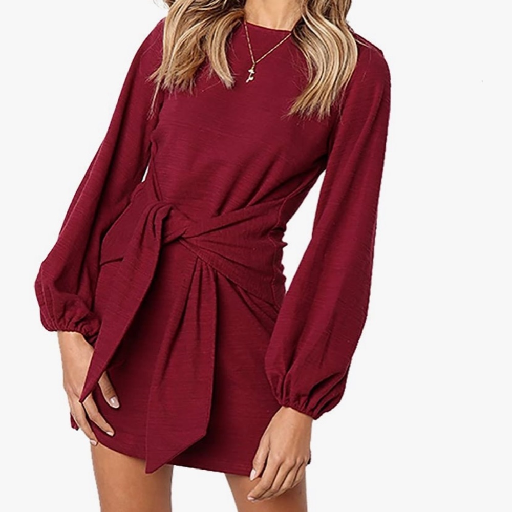 Red dress